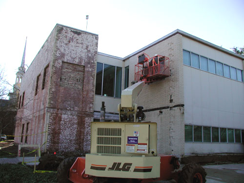 removing brickwork